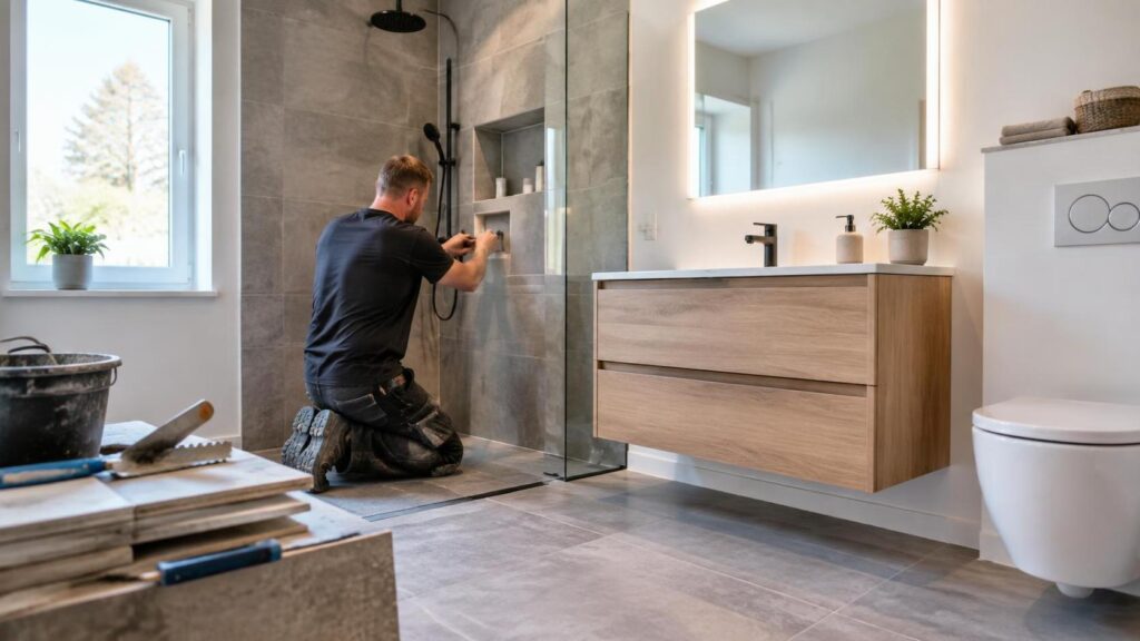 Totalrenovering af badeværelse